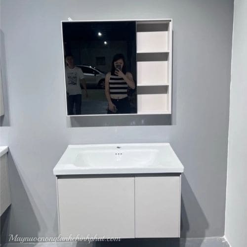 Tủ Chậu Lavabo Gương Led Cảm Biến