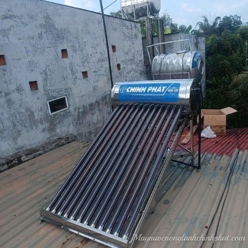 Máy Nóng Lạnh Năng Lượng Mặt Trời INOX SUS 304 Tấm Phẳng